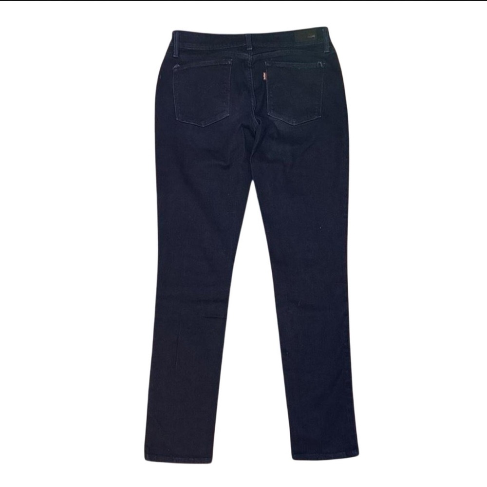 Levi’s Women’s Demi Curve Modern Rise Dark Indigo Denim Skinny Jeans — Size 8/29 - Picture 3 of 6